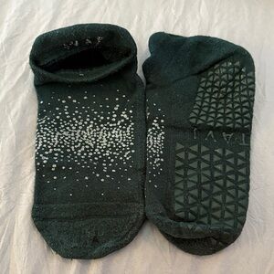 Dark Green Non-Slip Grip Socks